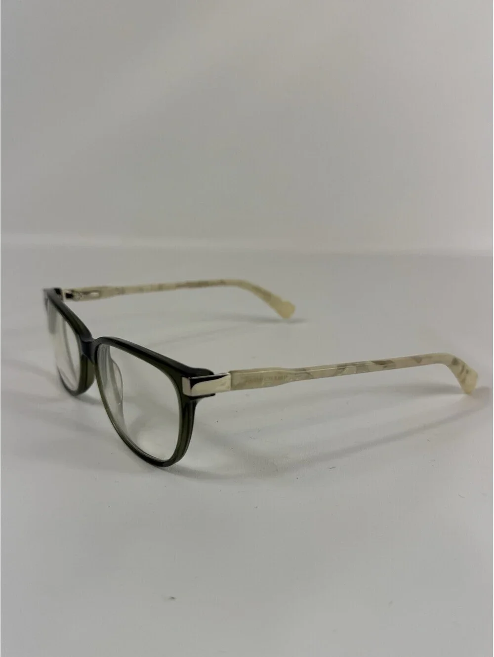 Longchamp Eyeglasses FRAMES ONLY LO2616 Green / Ivory Marble 305 53-16-135